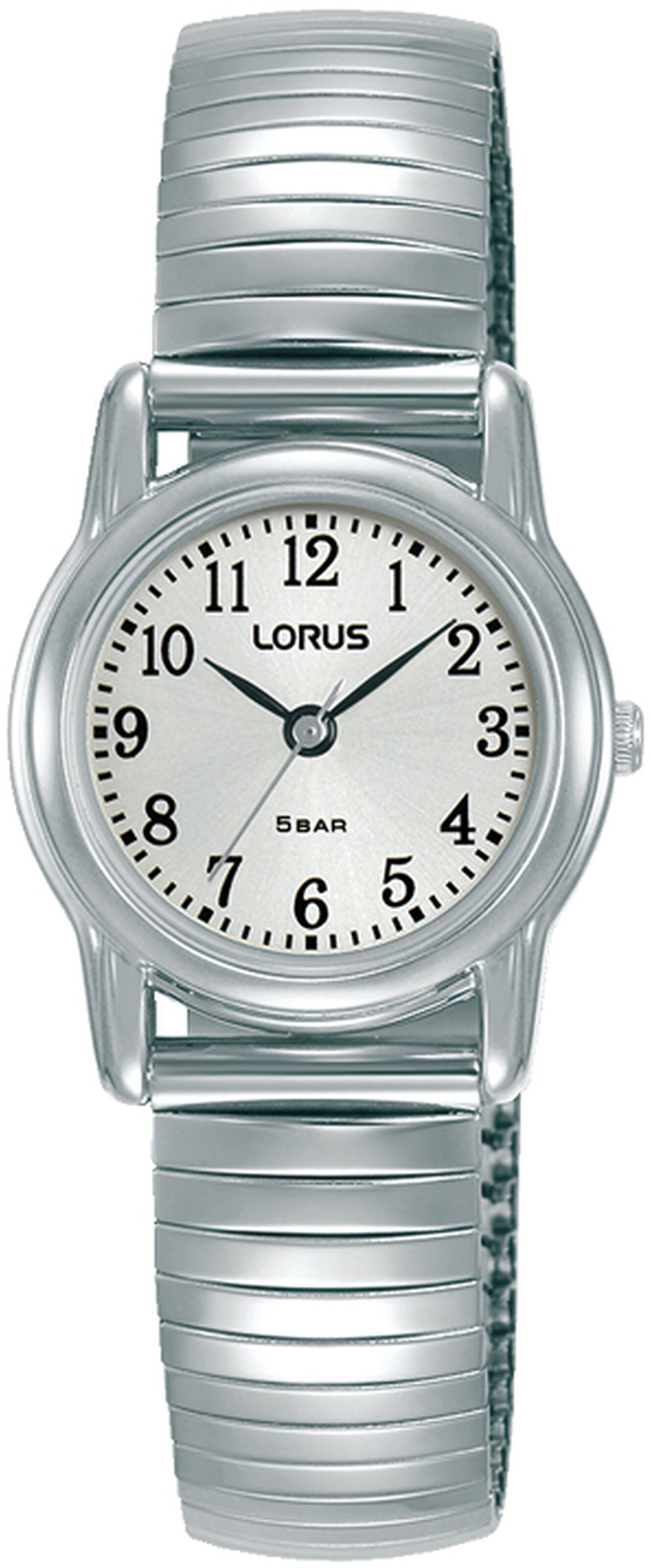 LORUS Analog Watch in Silver: front