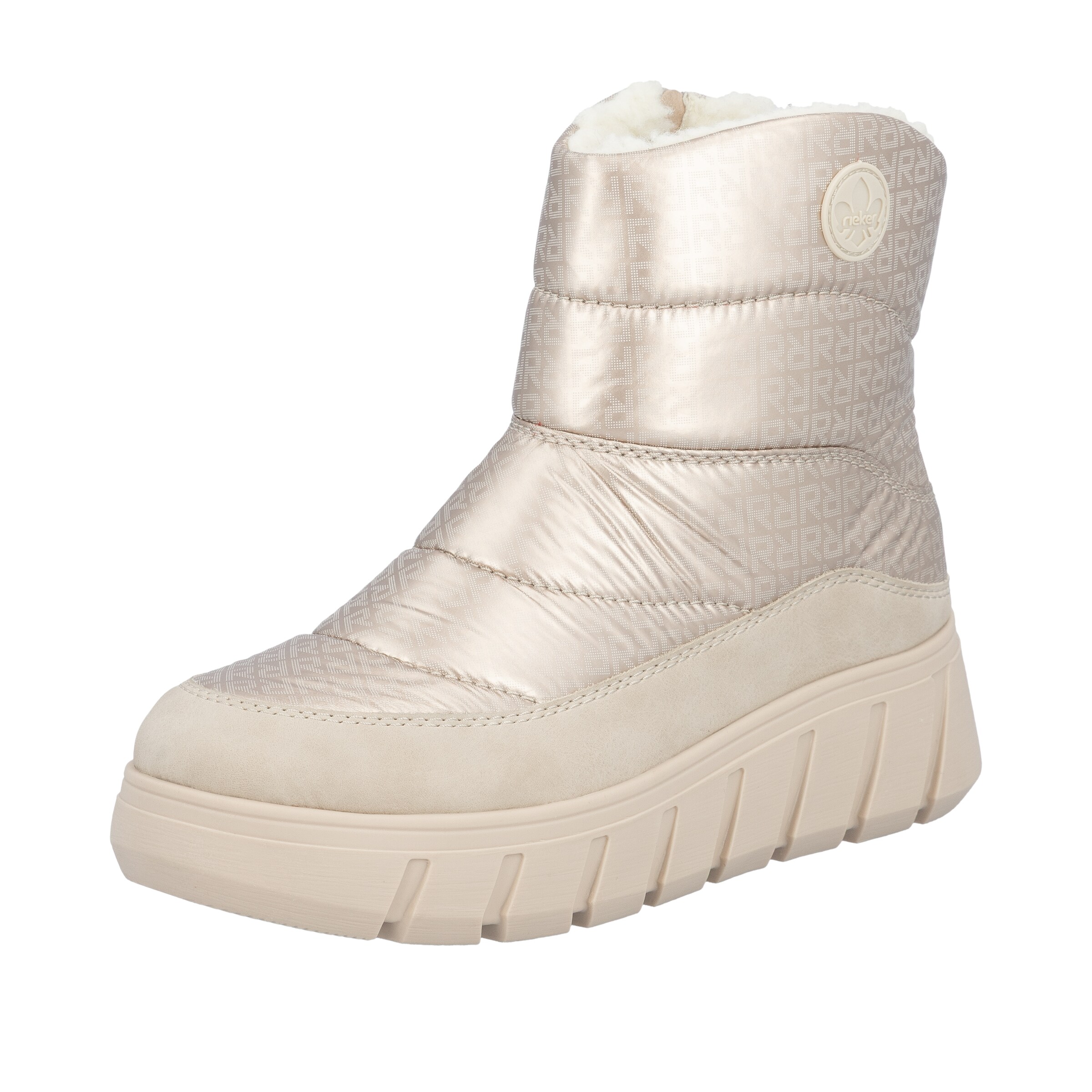 Rieker Snow Boots in Beige: front