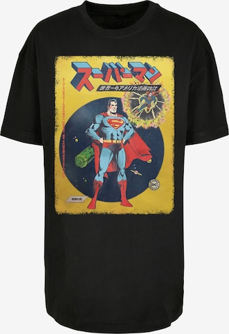 T-shirt oversize 'Superman International Cover ' F4NT4STIC en noir : devant