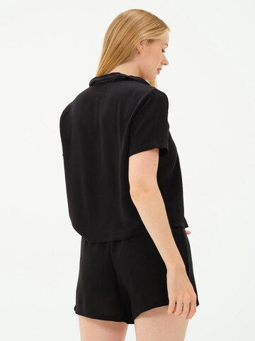 C&City Korte pyjama in Zwart