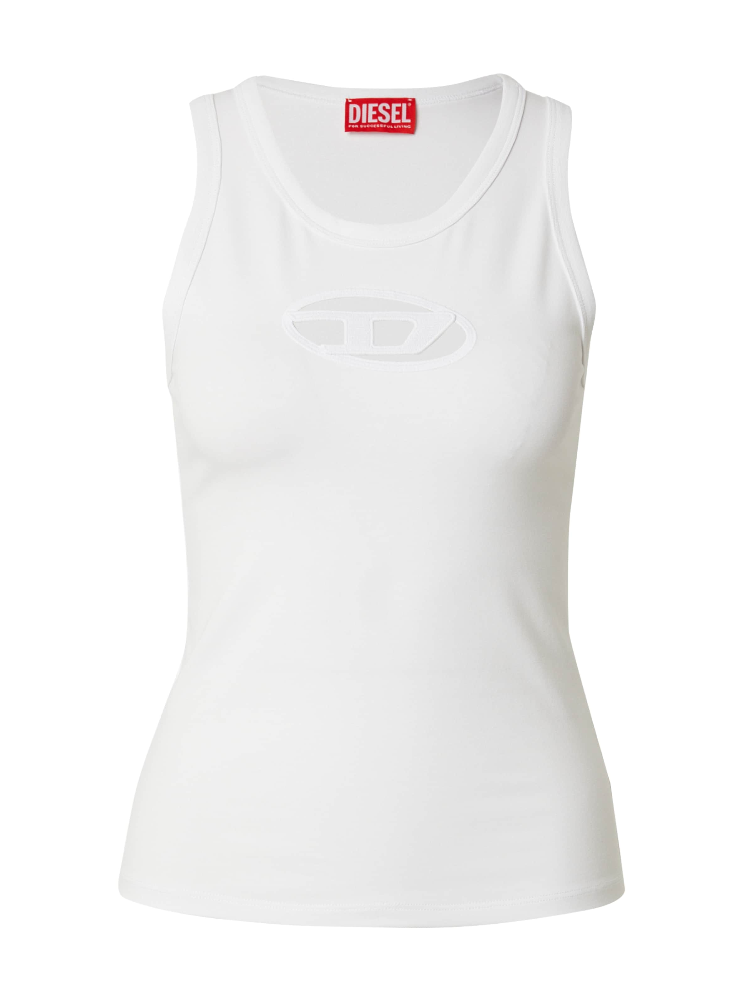 DIESEL Top 'LYNYS' – bílá: přední strana