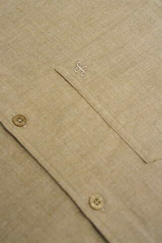 Salsa Jeans Regular fit Overhemd in Beige