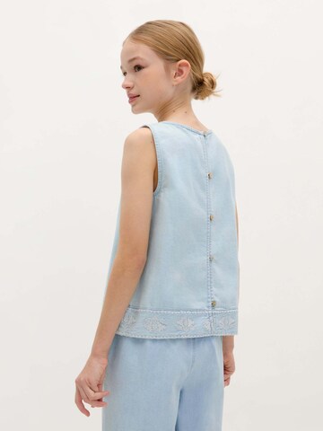 Scalpers Top 'Chloe' in Blau