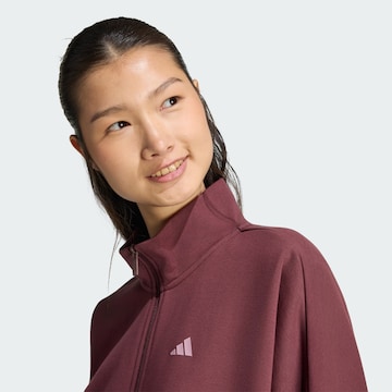 Giacca di felpa sportiva 'Studio' di ADIDAS SPORTSWEAR in rosso