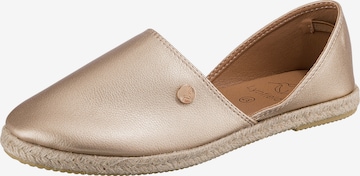 Lynfield Espadrilles in Gold: front