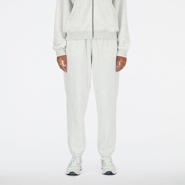 Loosefit Pantalon new balance en blanc : devant