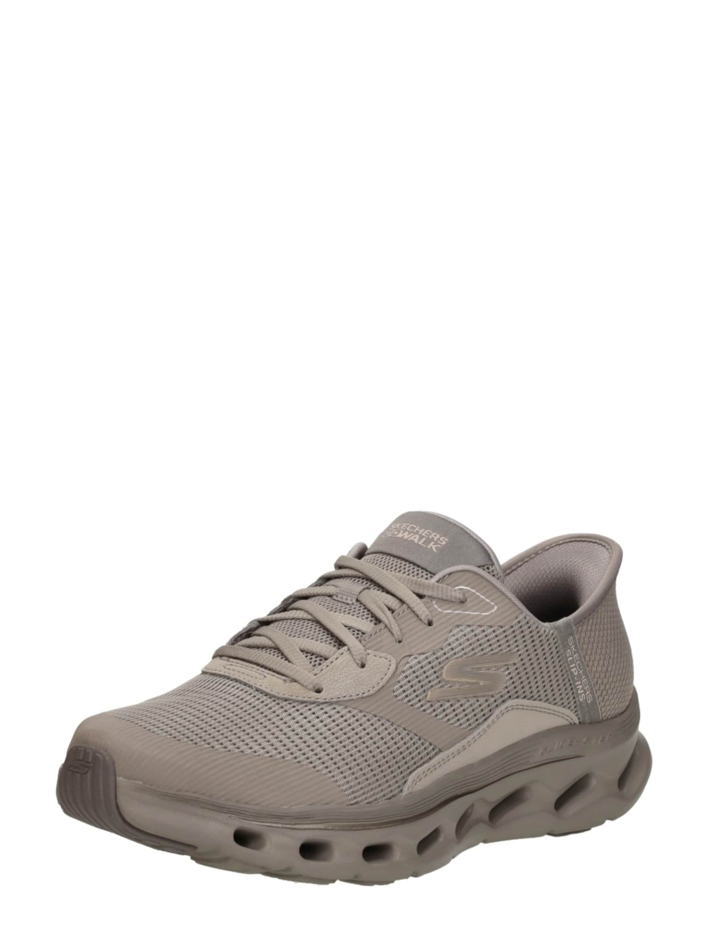 SKECHERS Sneakers laag 'Slip-Ins: Go Walk Glide' in Grijs: voorkant
