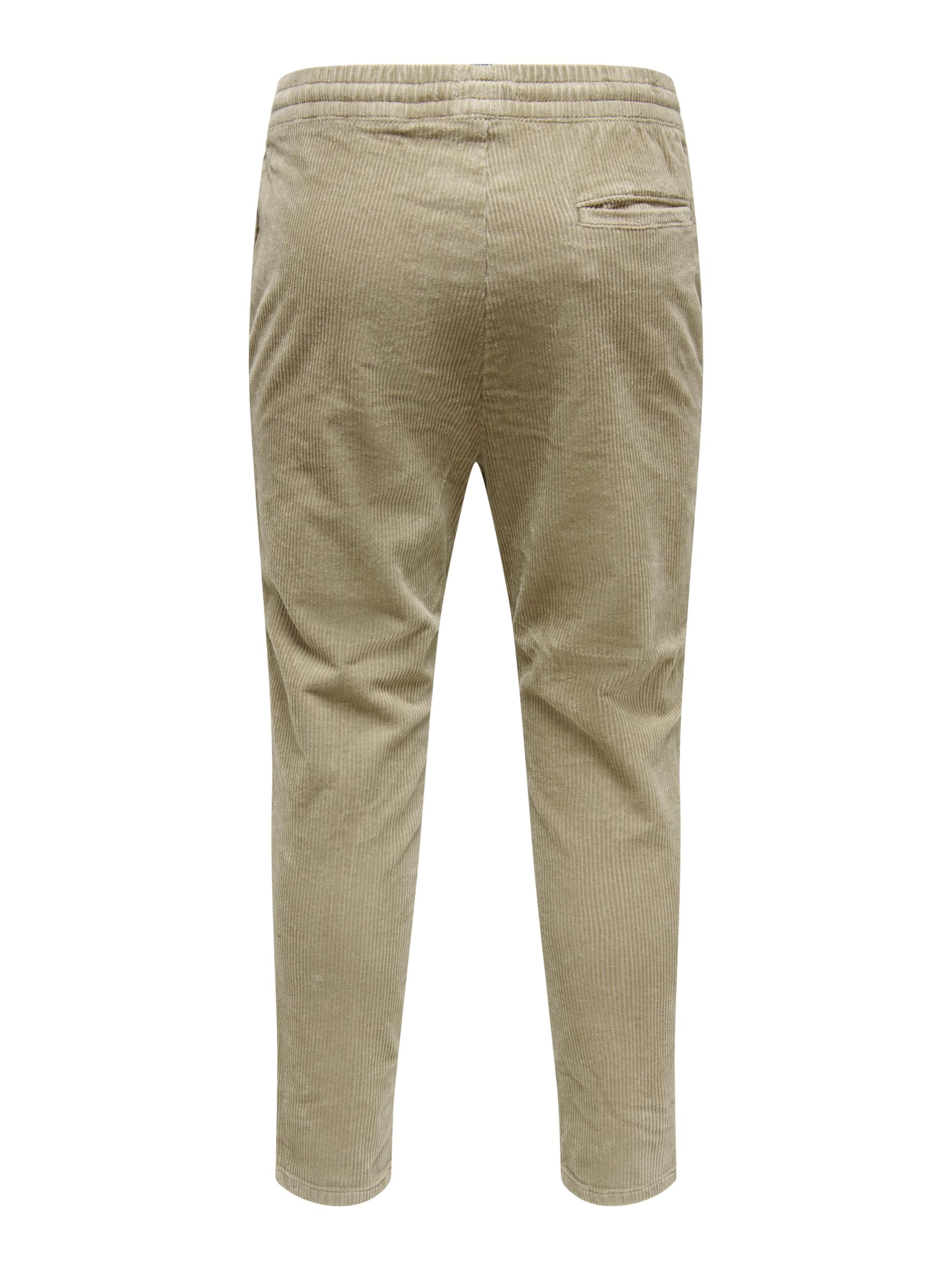 regular Pantaloni 'Linus' di Only & Sons in beige