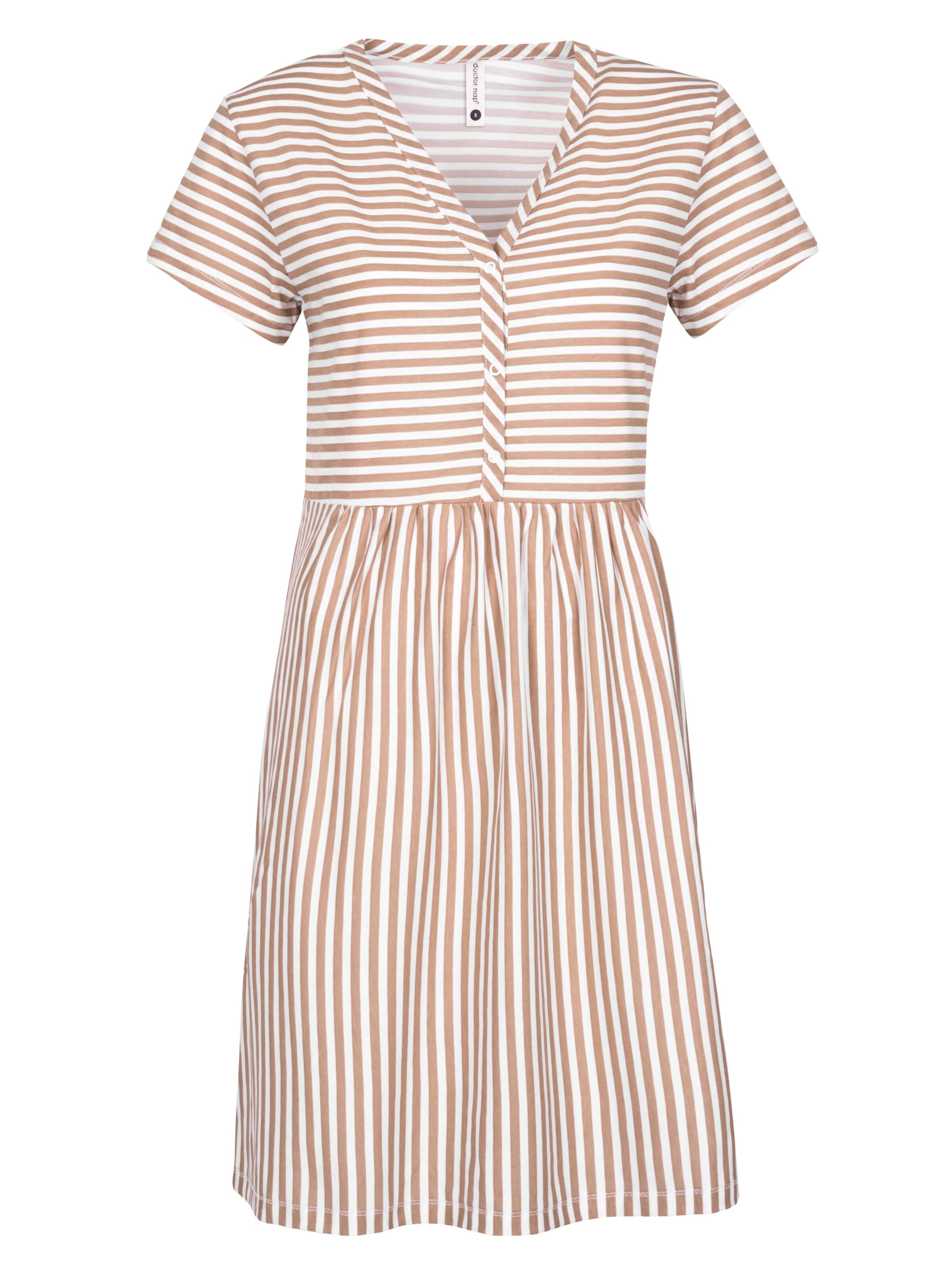 Doctor nap Nachthemd 'Doctor Nap'‌‌‌‌‌‌‌‌ in Beige: Vorderseite