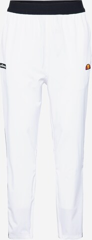 Regular Pantalon de sport ELLESSE en blanc : devant