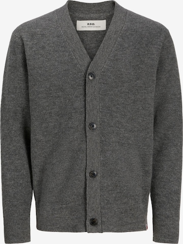 R.D.D. ROYAL DENIM DIVISION Gebreid vest in Grijs: voorkant