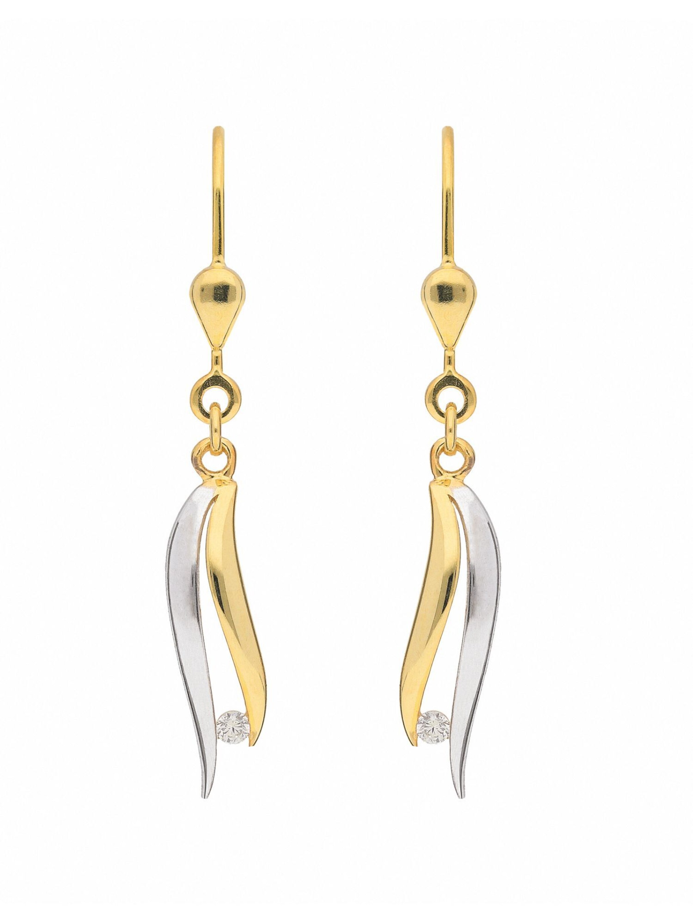 Adelia´s Ohrringe in Gold: Vorderseite