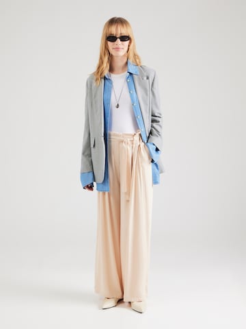 ABOUT YOU - Pierna ancha Pantalón plisado 'Valentine' en beige