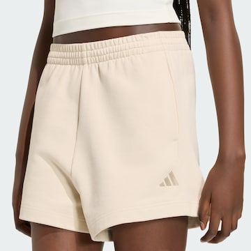 ADIDAS SPORTSWEAR Loosefit Sportshorts 'AK' in Beige