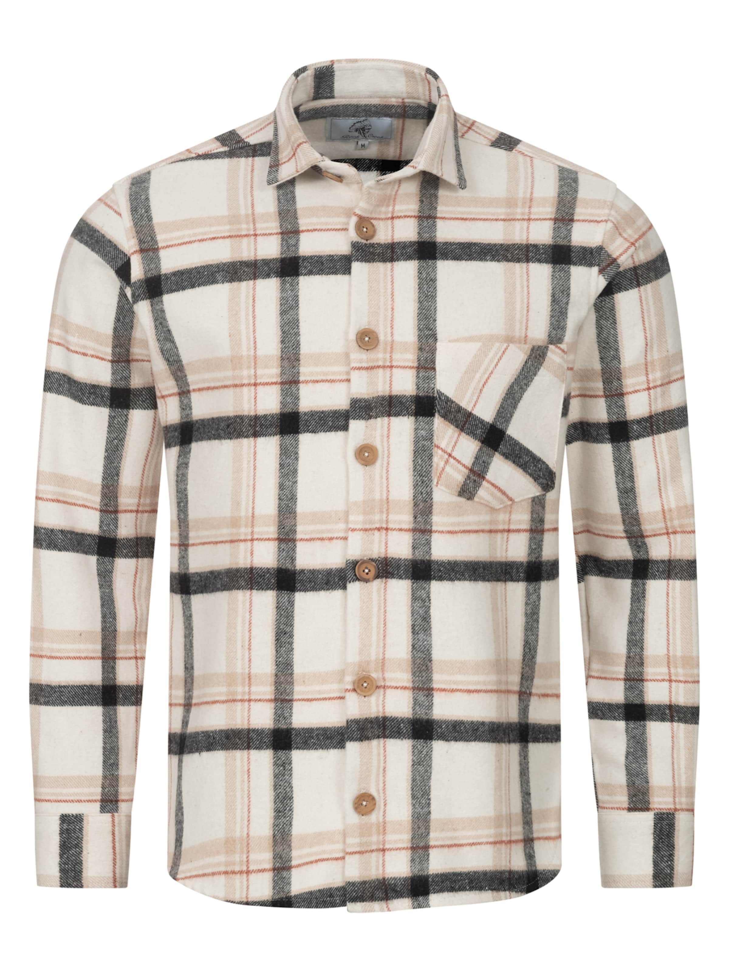 Rock Creek Hemd in Beige: Vorderseite