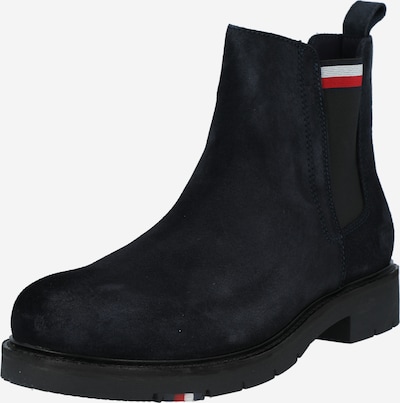 TOMMY HILFIGER Chelsea boots in Navy / Red / White, Item view