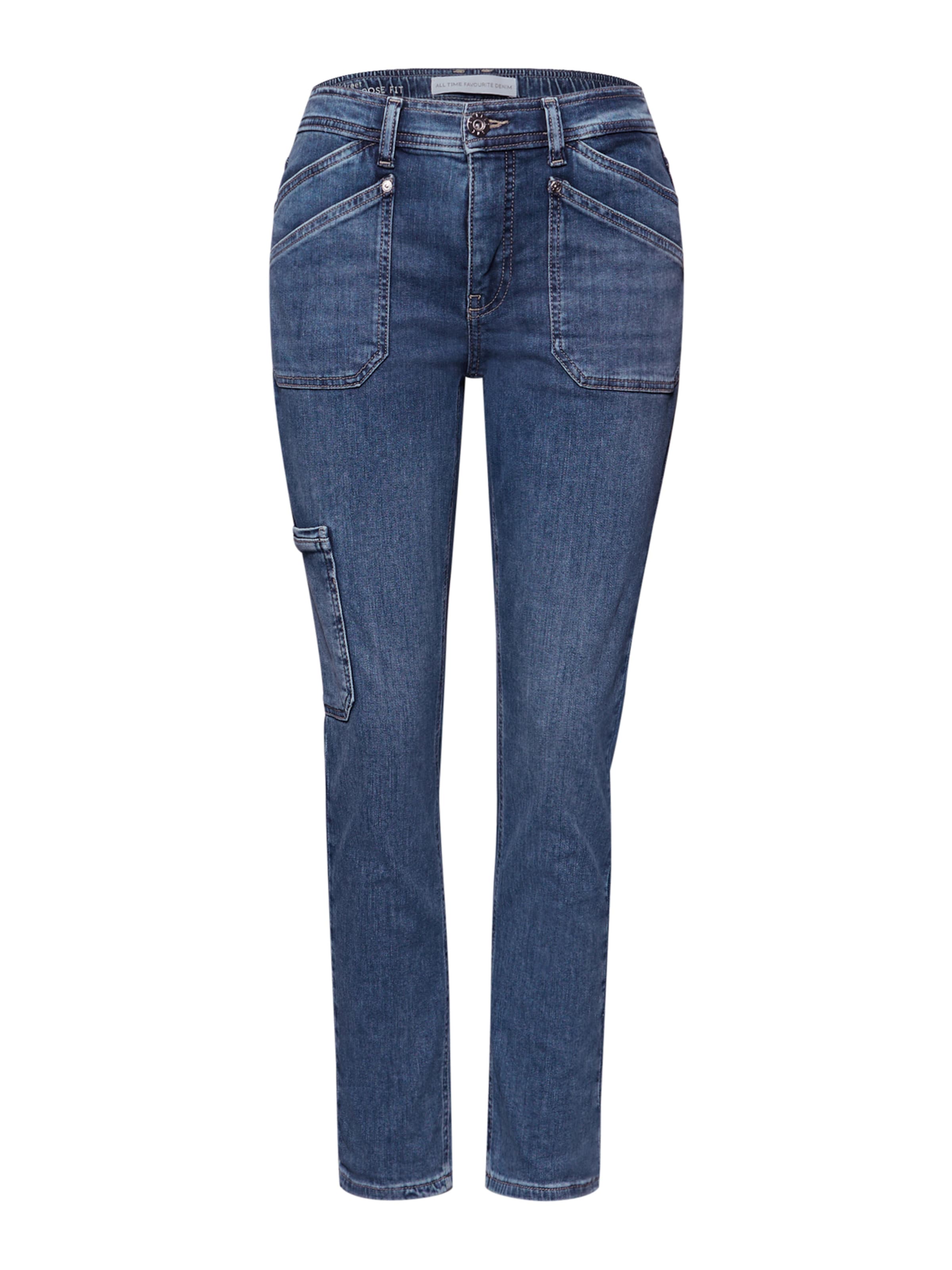 CECIL Jean 'Charlie' en bleu denim, Vue avec produit