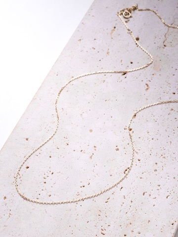 Dear Me Necklace 'Pristine Necklace Solid Gold Gold / 14K Necklace - 51 cm' in Gold