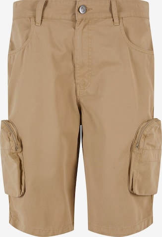 Coupe slim Pantalon cargo Urban Classics en beige : devant