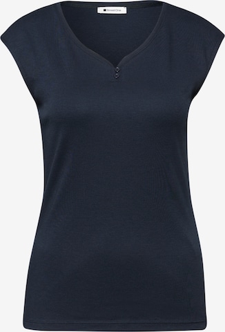 STREET ONE Shirt in Blue: front