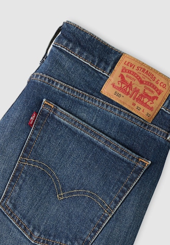 LEVI'S ® Skinny Jeans '510 SKINNY' i blå: baksida