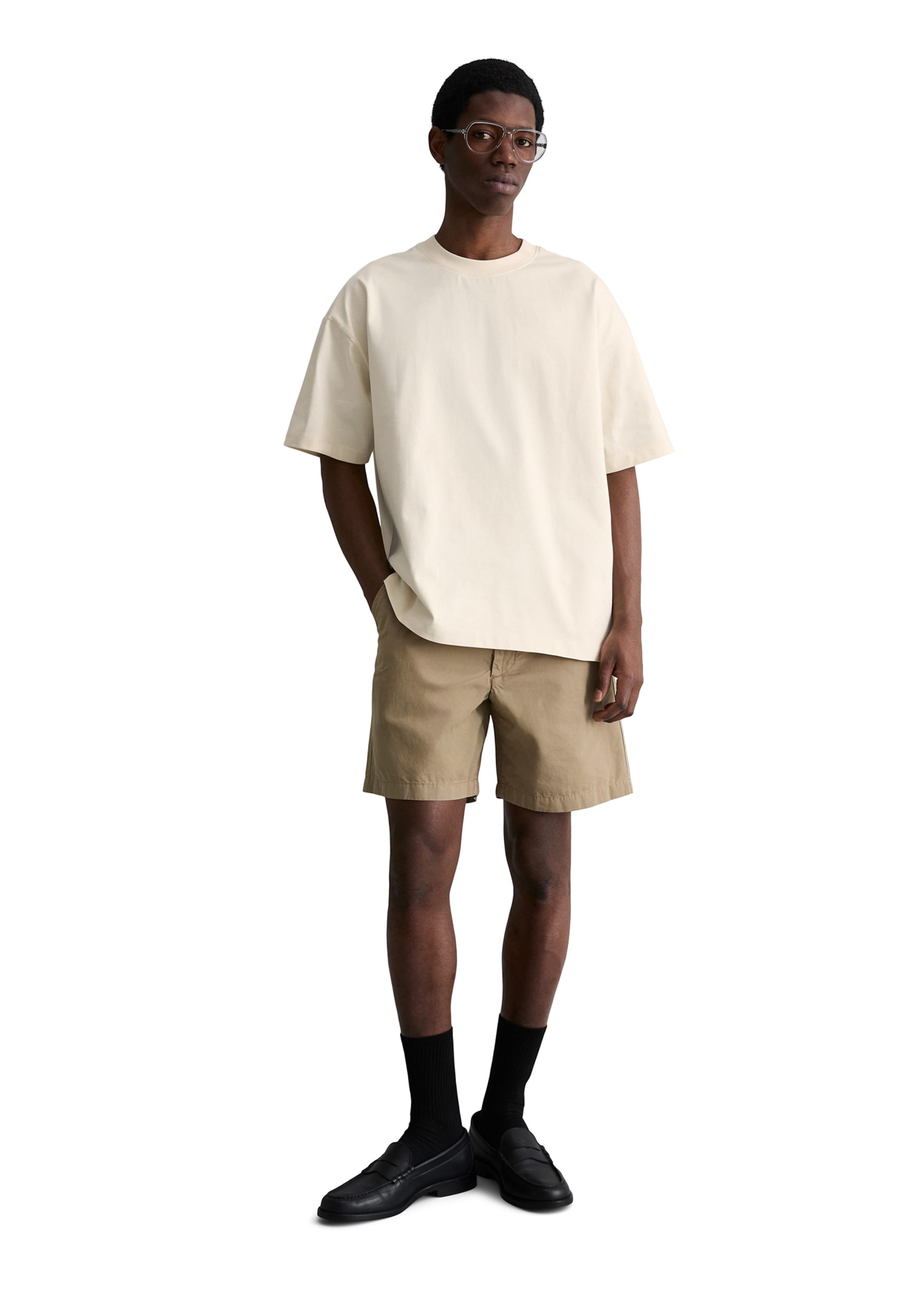T-Shirt 'DfC' Marc O'Polo DENIM en beige