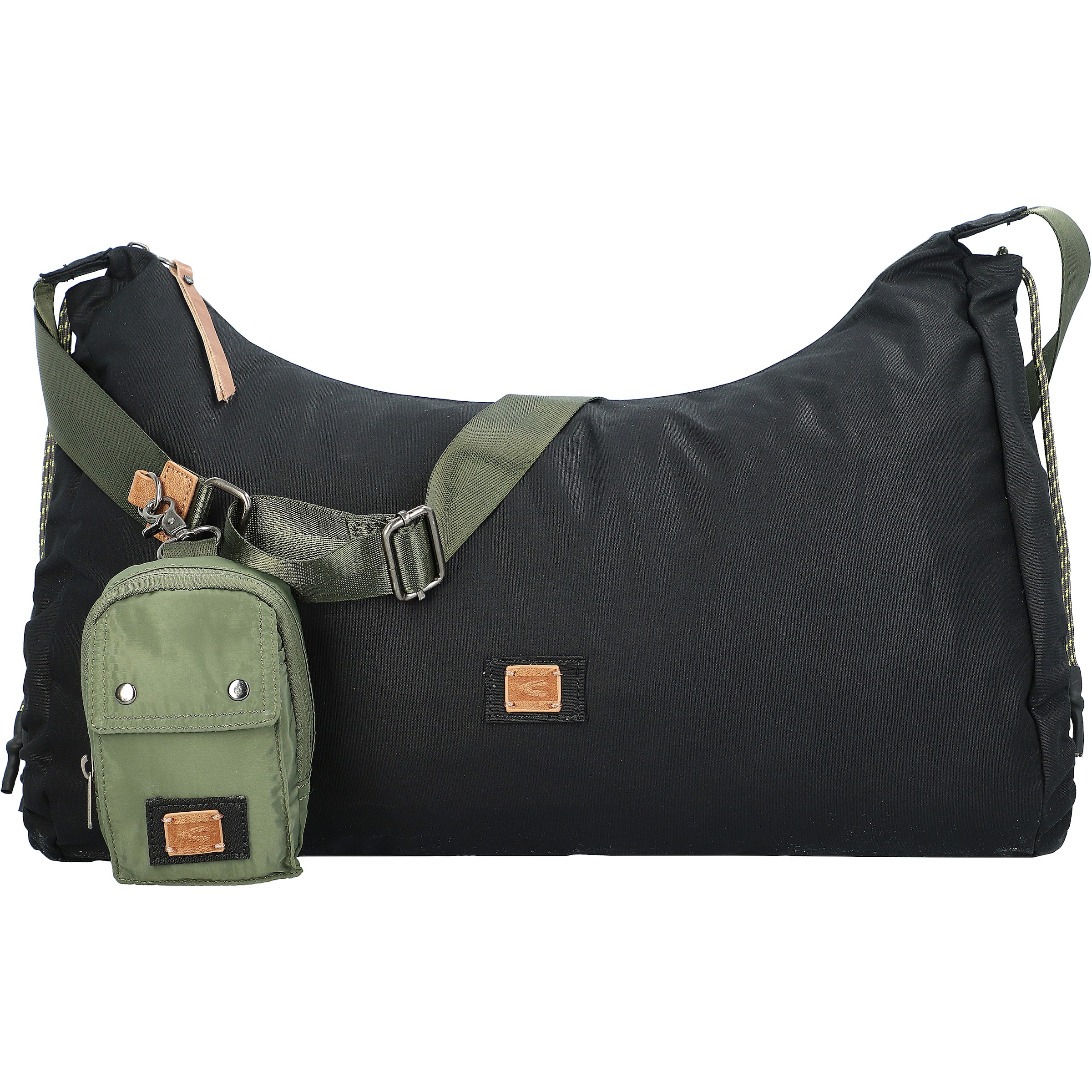 CAMEL ACTIVE Schoudertas 'Laona' in Zwart: voorkant