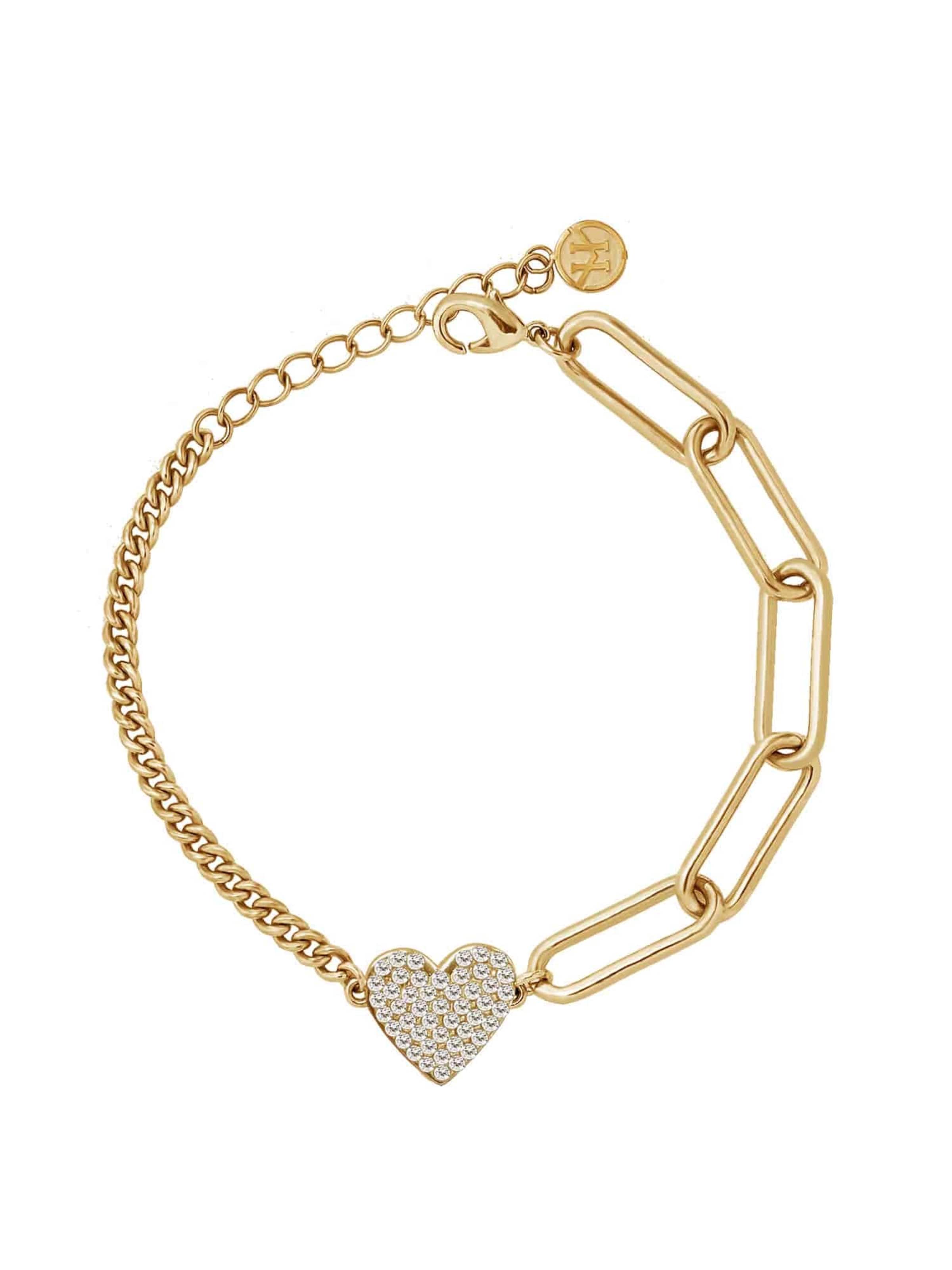 Victoria Hyde Armband 'Romantic night' in Goud: voorkant