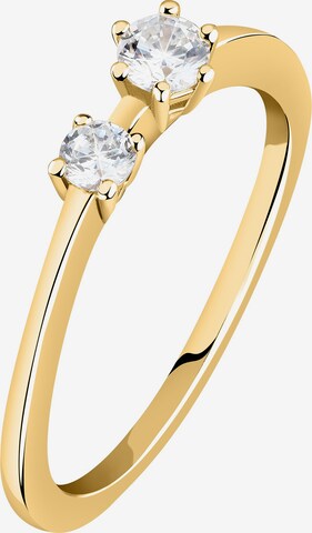 Live Diamond Ring in Yellow: front