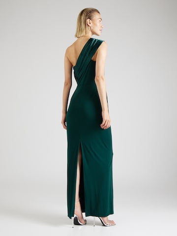 Lauren Ralph Lauren Večerna obleka 'RATHANNE' | zelena barva