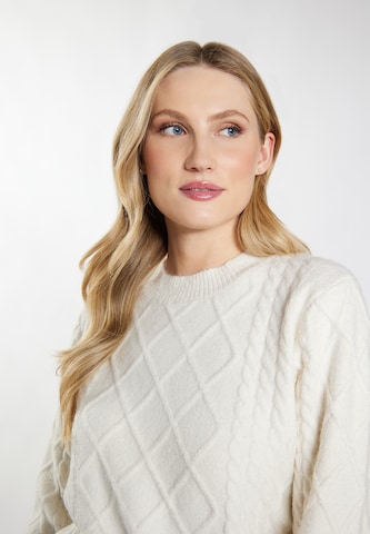 DreiMaster Vintage Pullover 'Imane' in Weiß