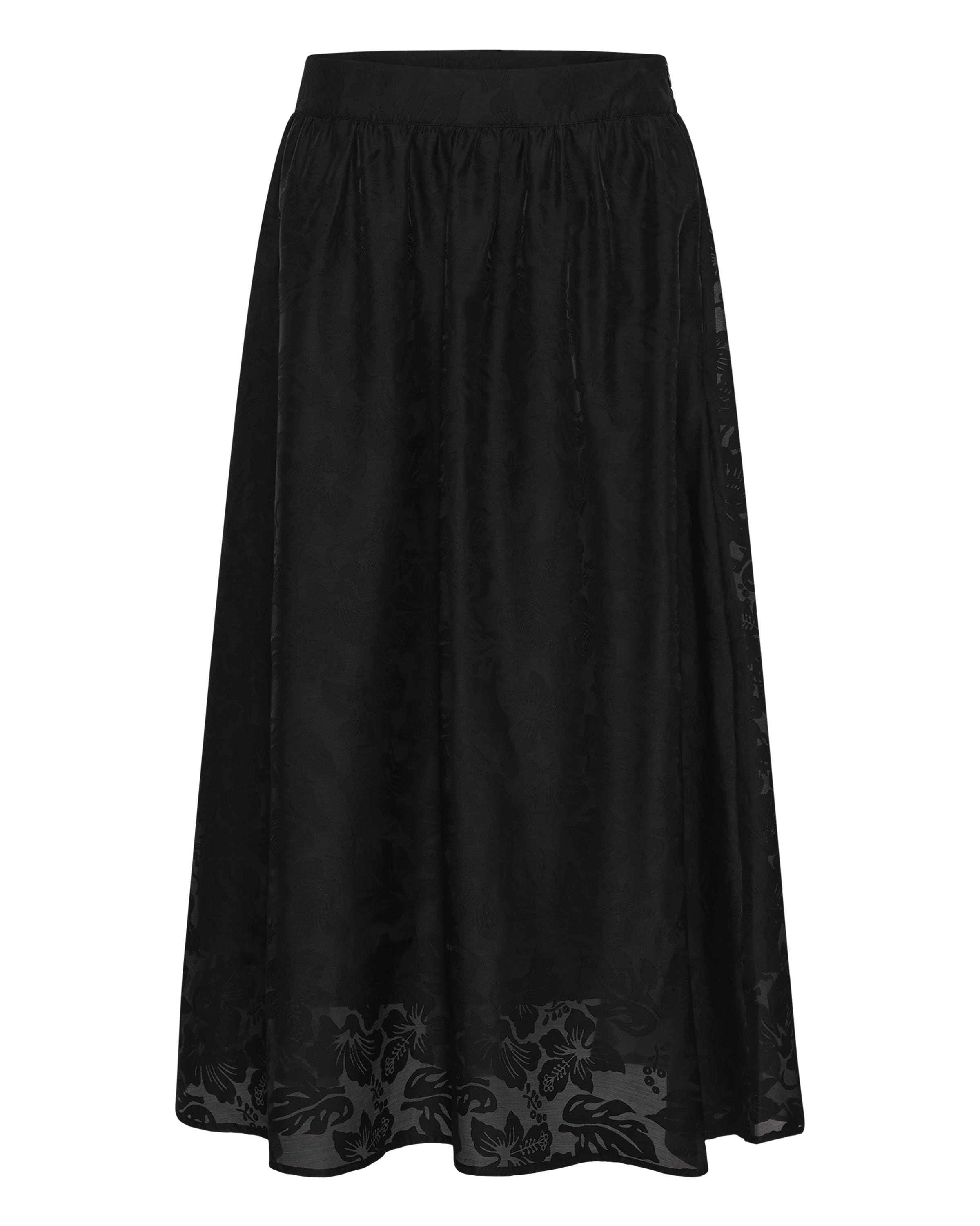 CULTURE - Saia 'BRILLA ' em preto: frente