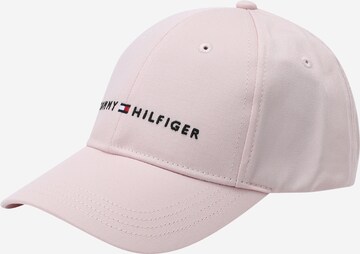 Cappello da baseball 'Essentials' di TOMMY HILFIGER in rosa: frontale