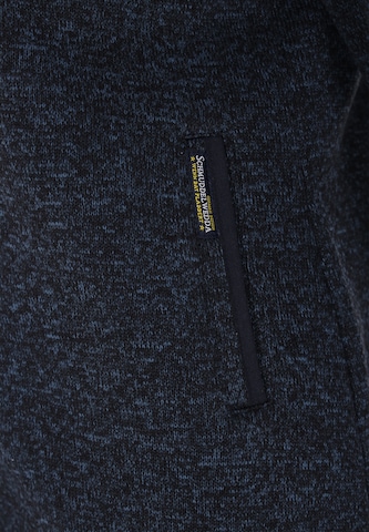 Schmuddelwedda Fleece jas in Blauw