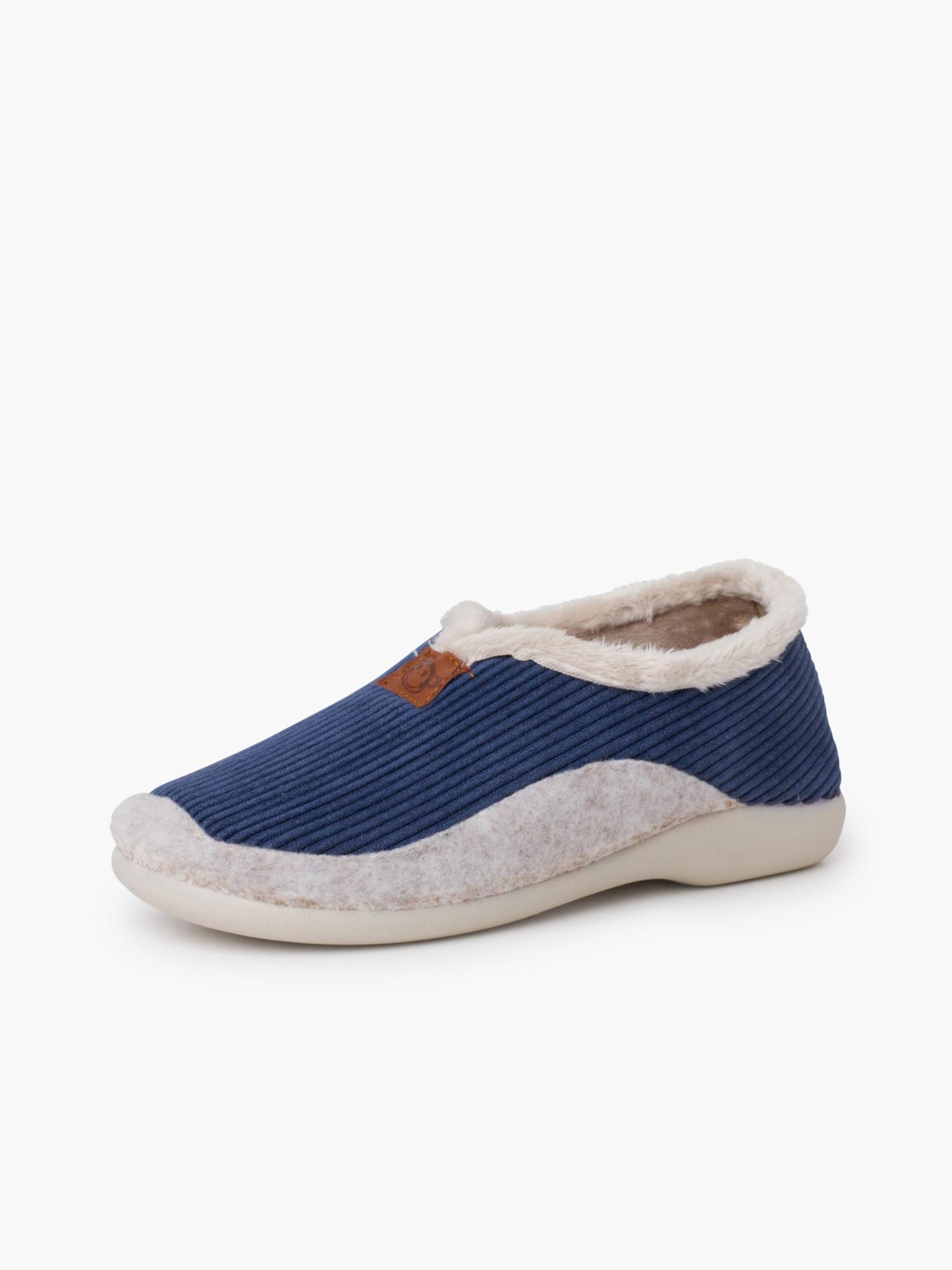 Pisamonas - Zapatillas de casa en azul: frente
