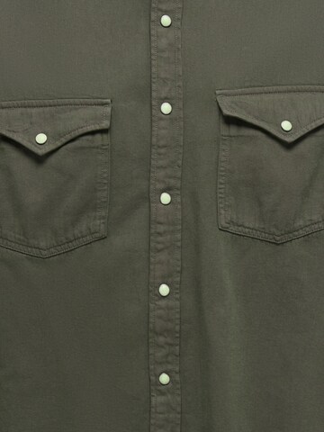 Only & Sons Regular fit Button Up Shirt 'ONSRAY' in Green