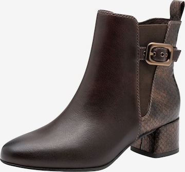 Chelsea Boots MARCO TOZZI en marron : devant