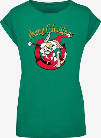 ABSOLUTE CULT T-shirt 'Looney Tunes - Lola Merry Christmas' en vert / rouge / noir / blanc, Vue avec produit