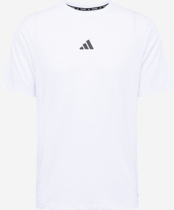 ADIDAS PERFORMANCETehnička sportska majica - bijela boja: prednji dio