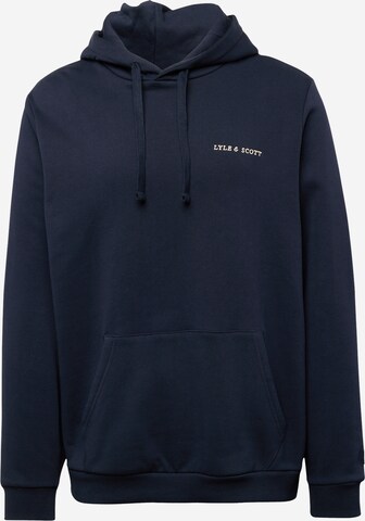 Lyle & Scott Sweatshirt in Blauw: voorkant