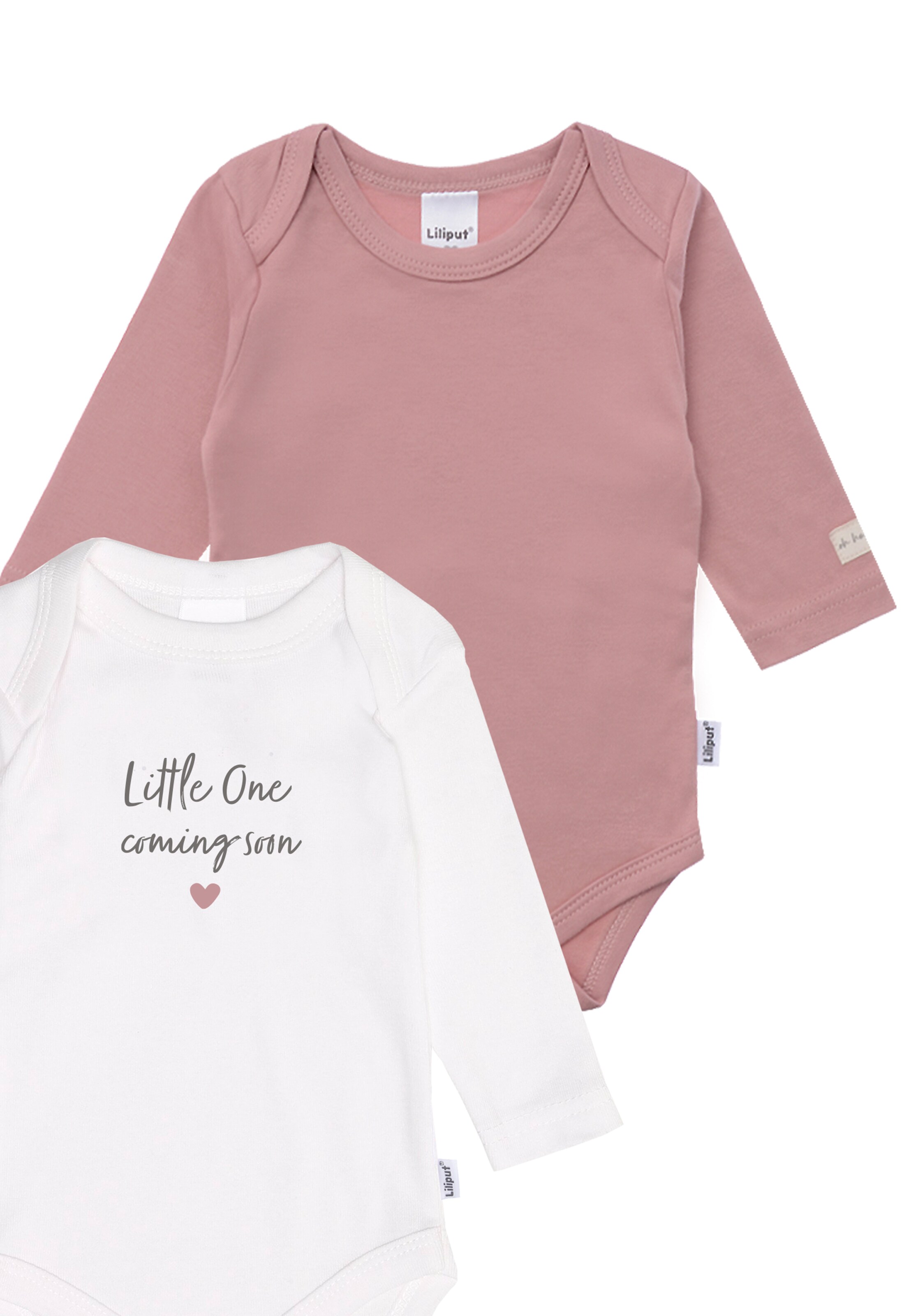 LILIPUT Romper/Bodysuit 'Little One coming soon' in Red