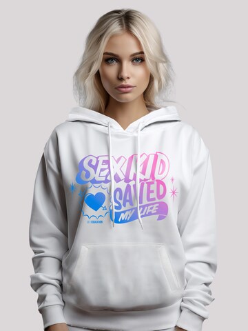 F4NT4STIC Sweatshirt 'Sex Education  Sex Kid  Netflix TV Series' in Wit: voorkant