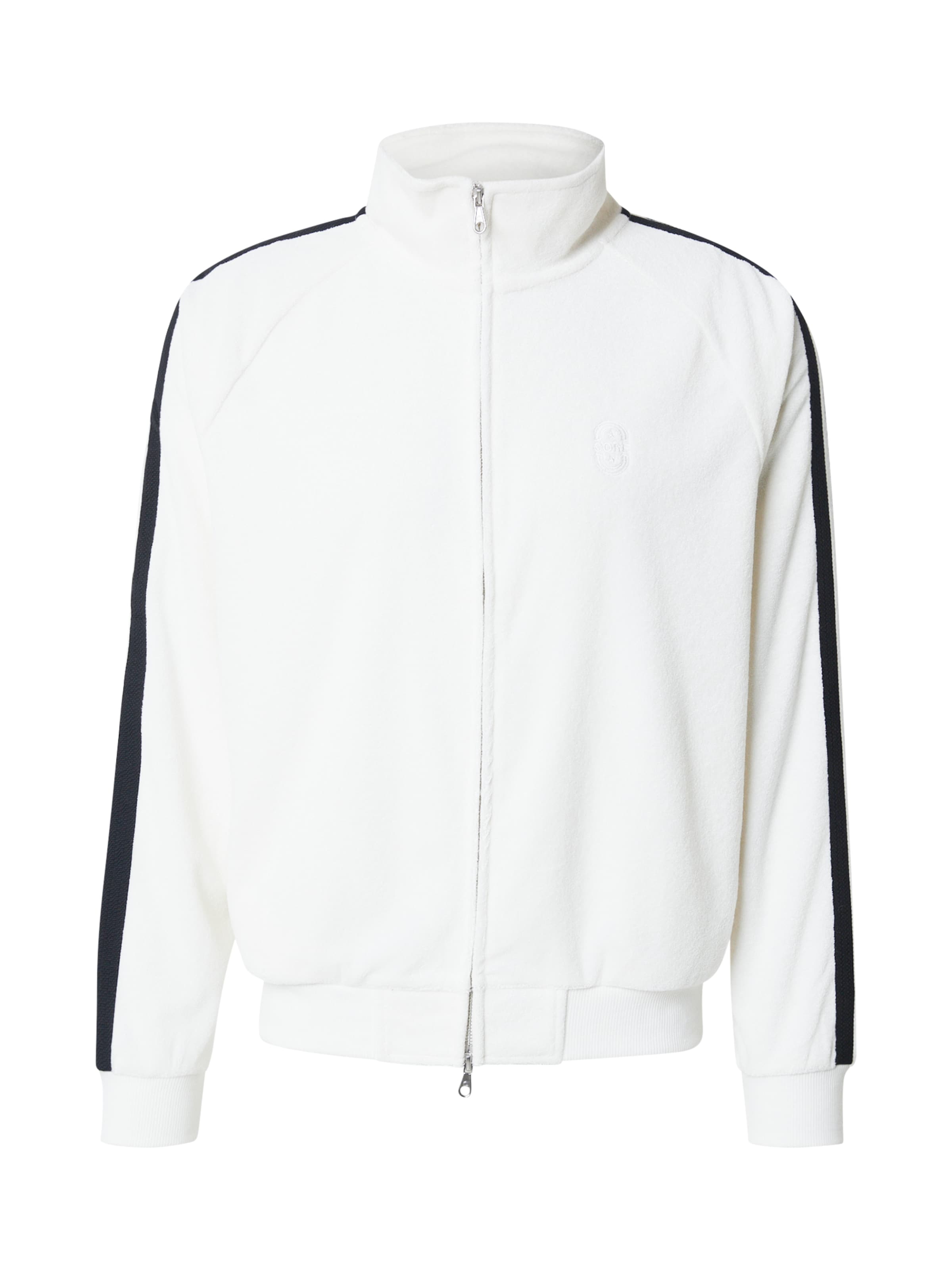 JACK & JONES Демисезонная куртка 'JCOATHLETICO' в Белый: спереди