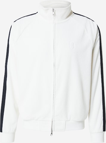 JACK & JONES Jacke 'JCOATHLETICO' in Weiß: Vorderseite