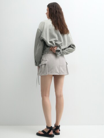 Jupe Pull&Bear en gris