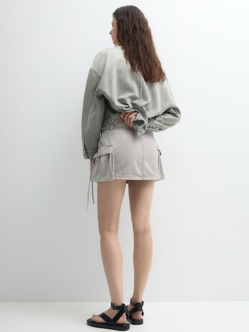 Pull&Bear Skirt in Grey