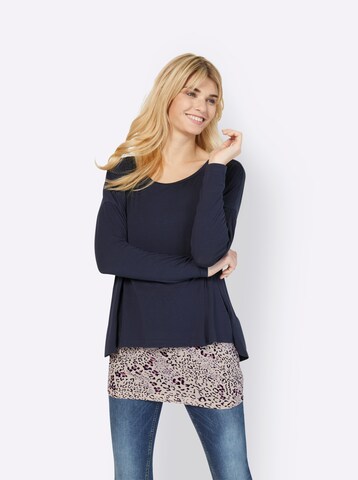 heine Shirt-Set in Blau: Vorderseite