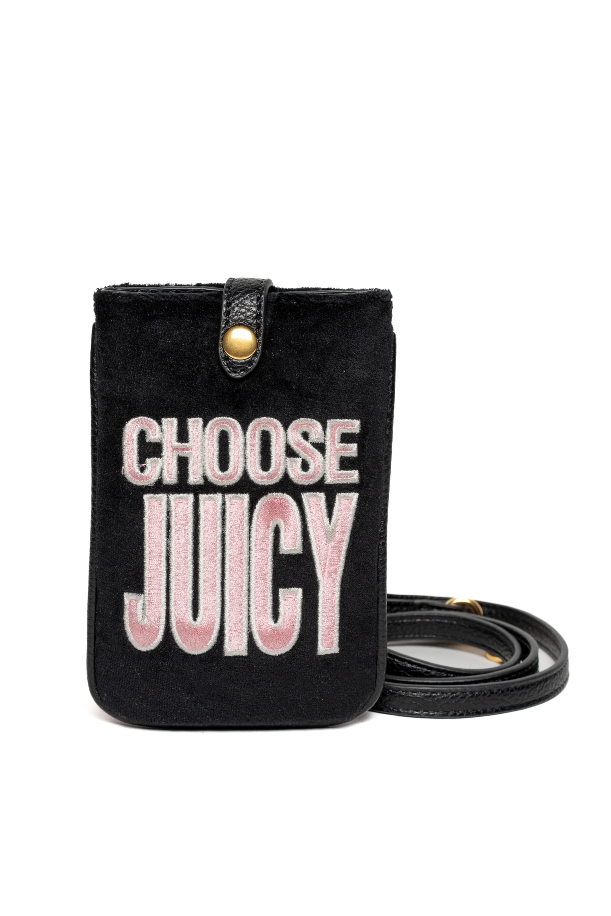 Juicy Couture Smartphone case ' ELLA PHONE CASE ' in Black: front