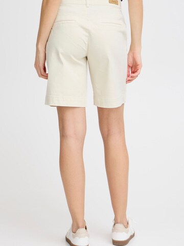 Regular Pantalon chino Fransa en blanc