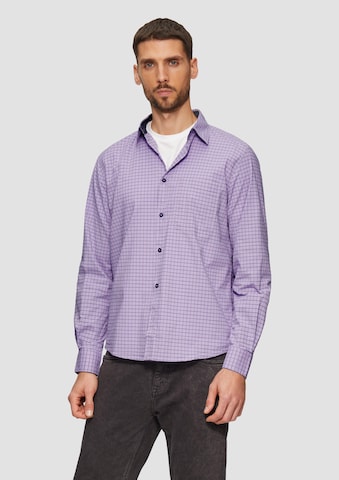 Coupe regular Chemise s.Oliver en violet : devant